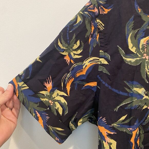 NOT FOR SALE Scotch & Soda Camp Shirt Men XXL Blue Poolside Hawaiian Tropical - Picture 7 of 14